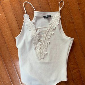 Express White Bodysuit